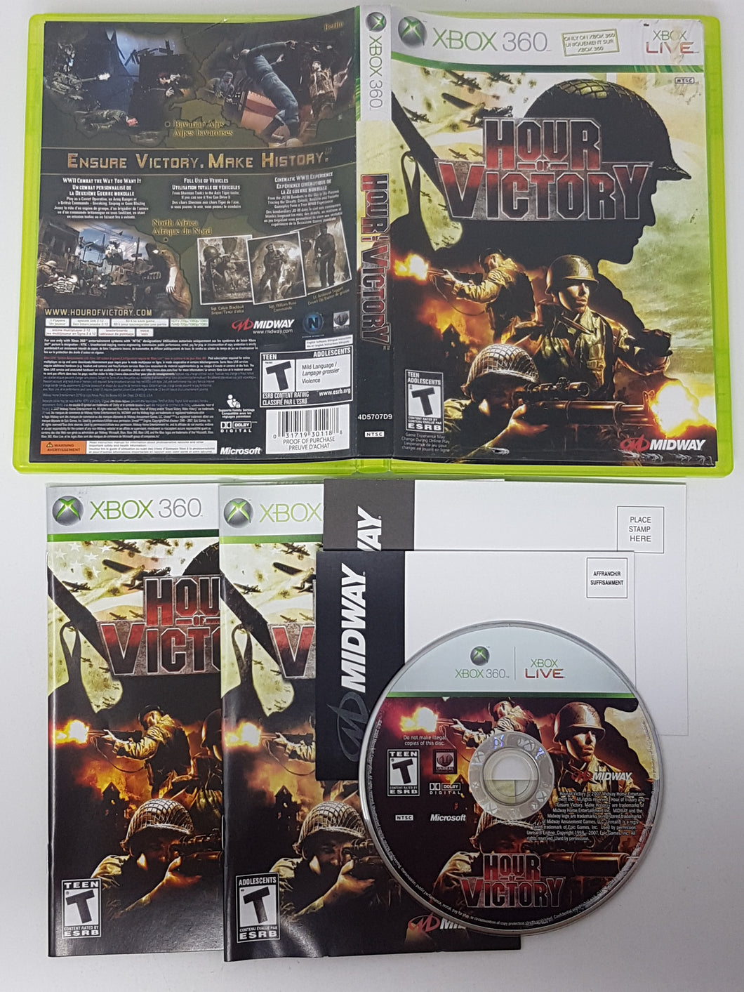 Hour Of Victory - Microsoft Xbox 360