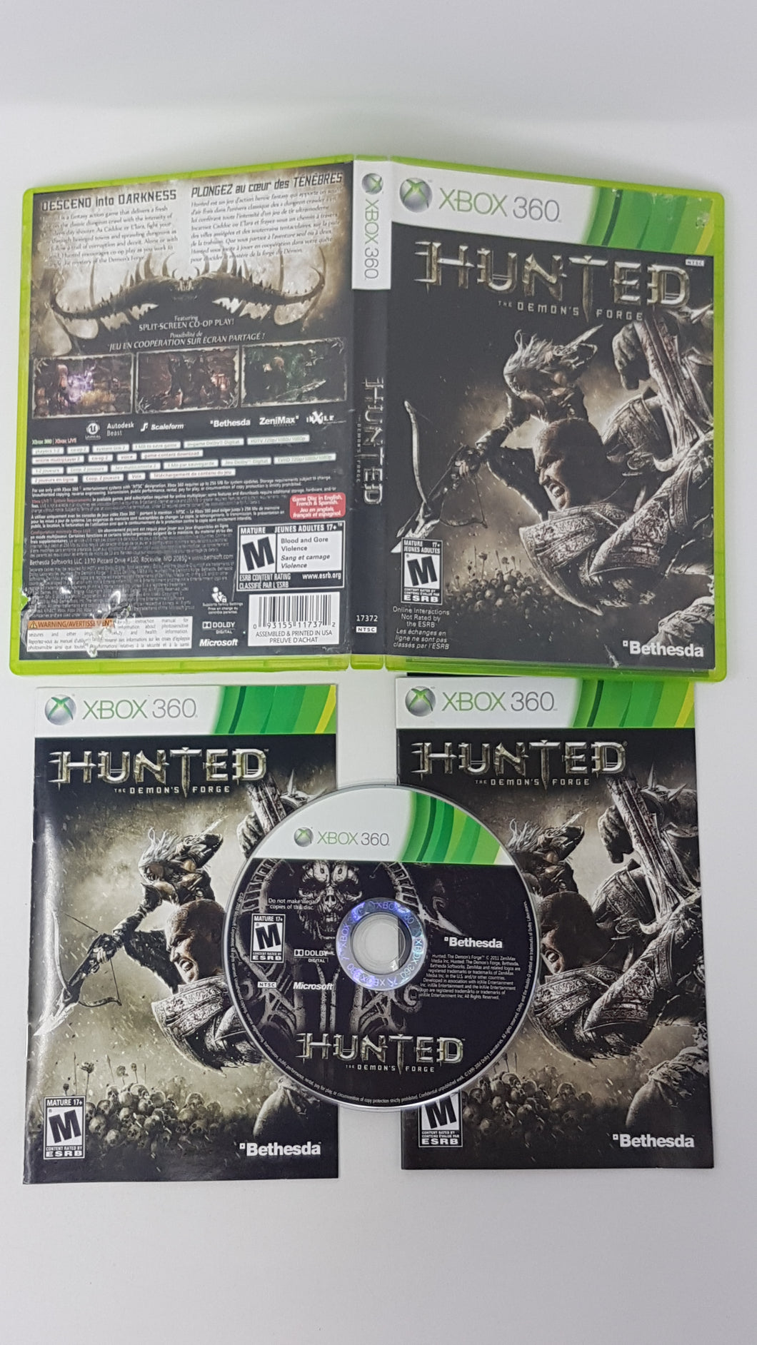 Hunted - The Demon's Forge - Microsoft Xbox 360