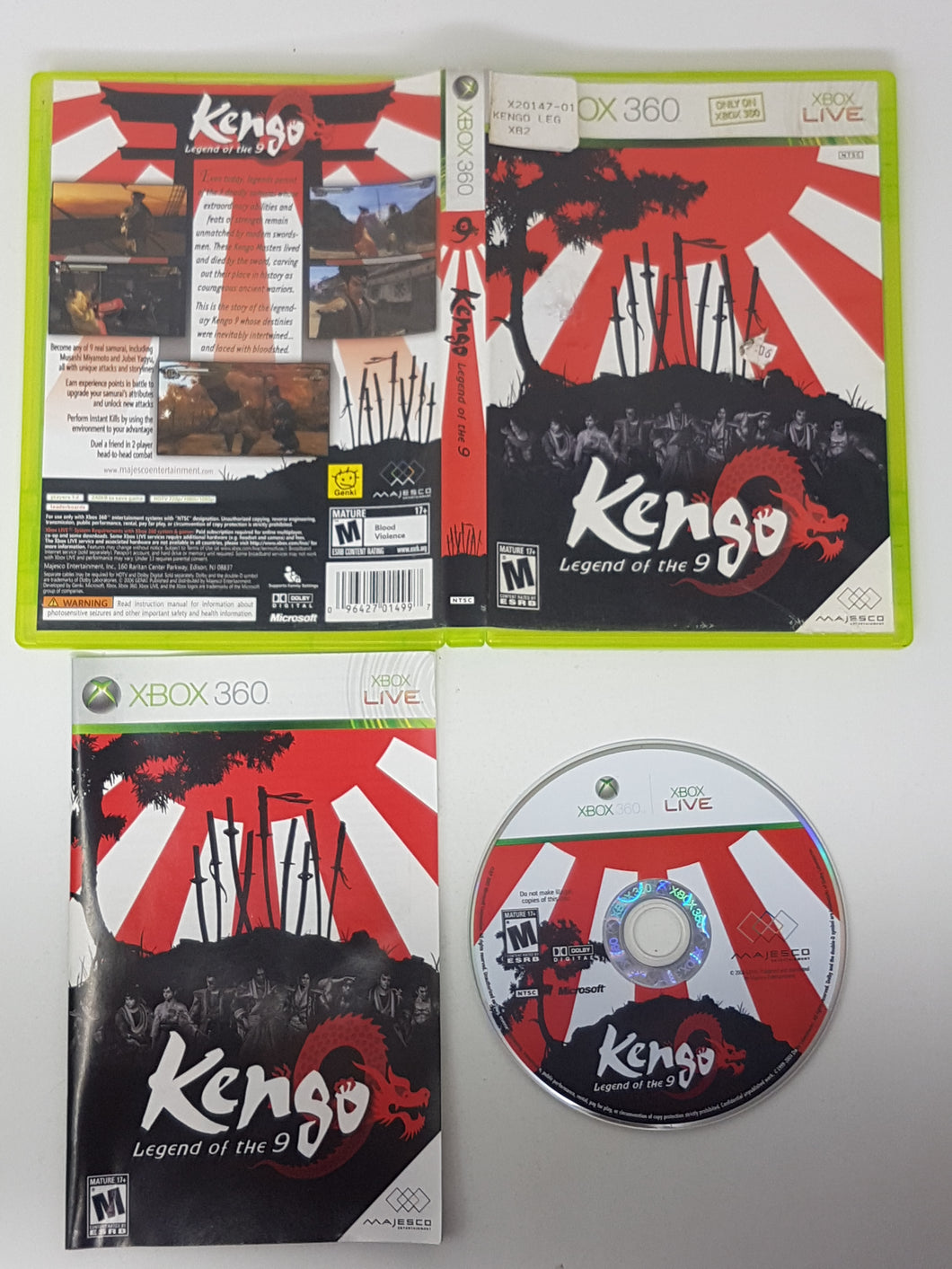 Kengo Legend of the 9 - Microsoft Xbox 360