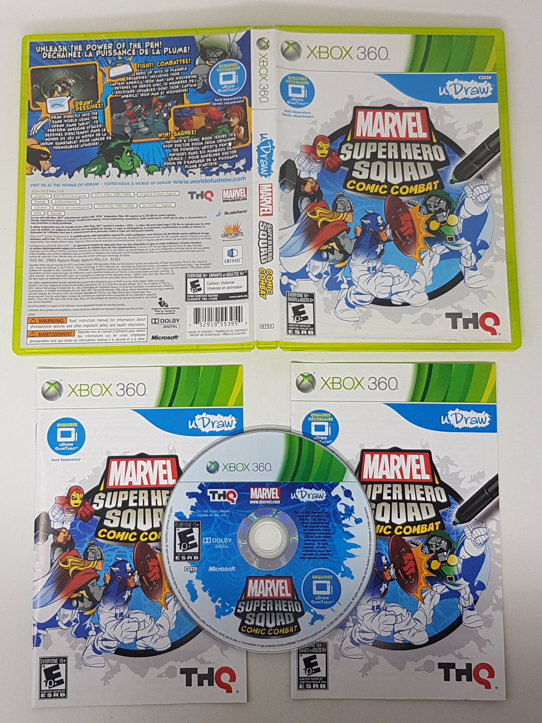 uDraw Marvel Super Hero Squad - Comic Combat - Microsoft Xbox 360
