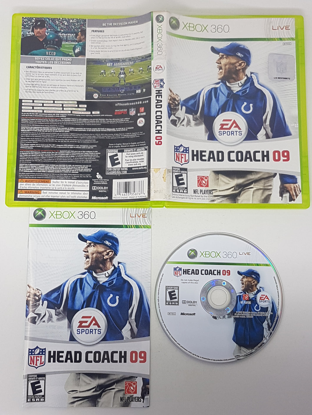 NFL Head Coach 2009 - Microsoft Xbox 360