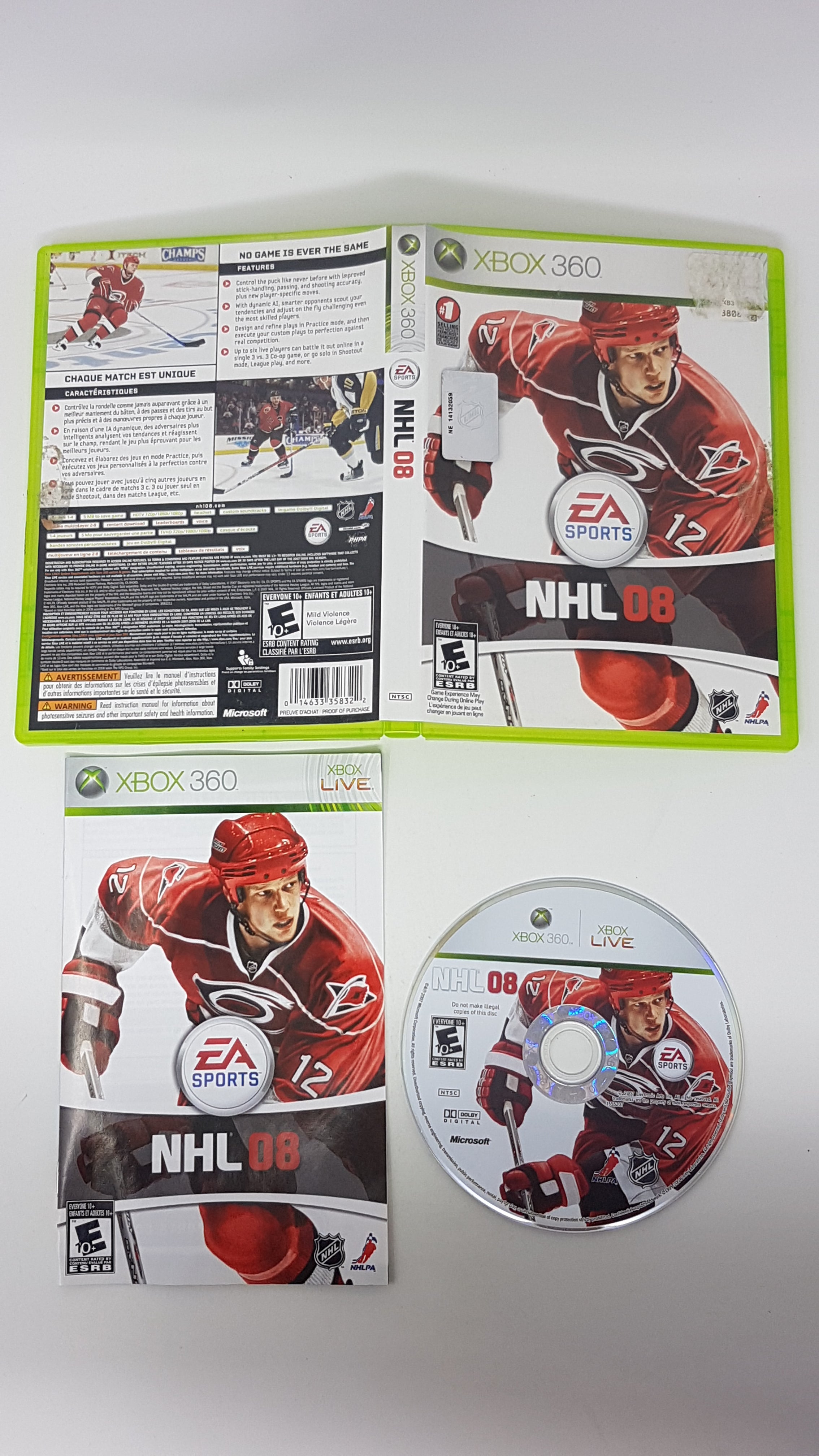 Nhl 08 top xbox 360