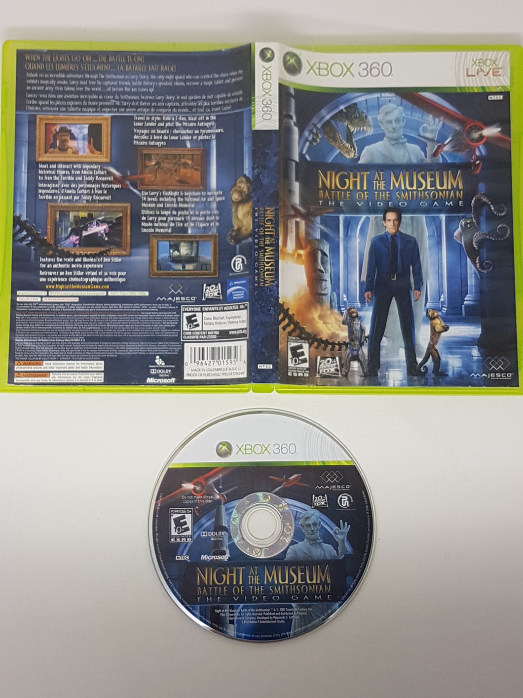 Night at the Museum Battle of the Smithsonian - Microsoft Xbox 360