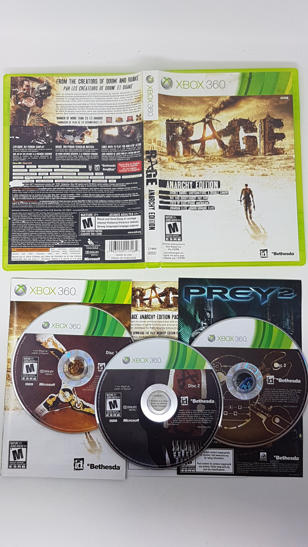 Rage Anarchy Edition - Microsoft Xbox 360