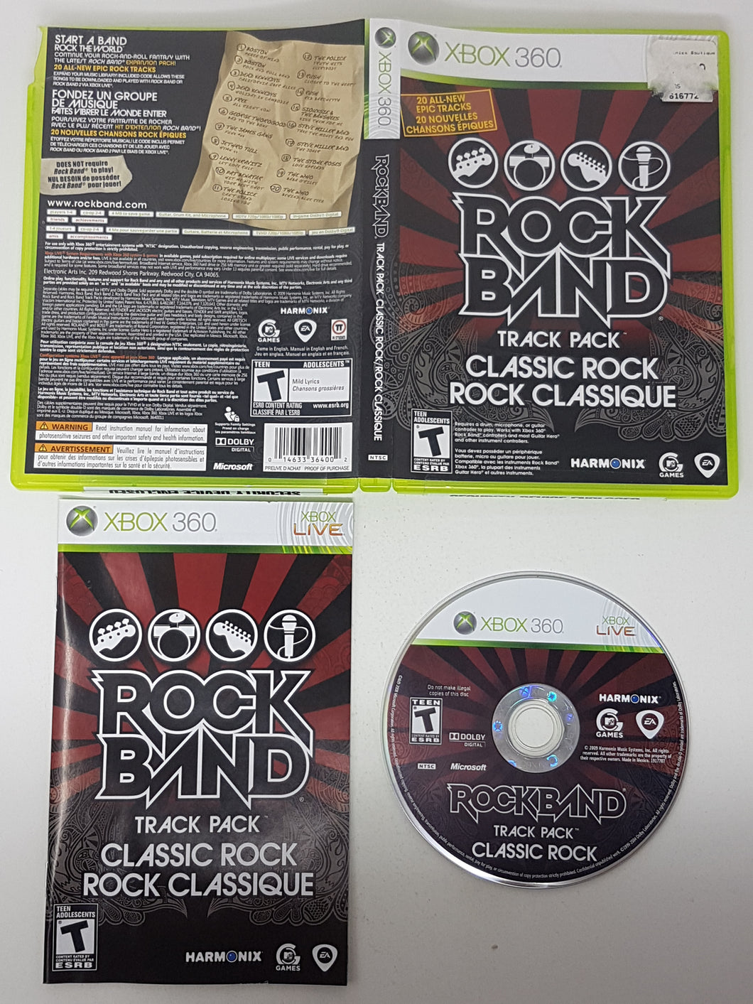 Rock Band Track Pack - Classic Rock - Microsoft Xbox 360