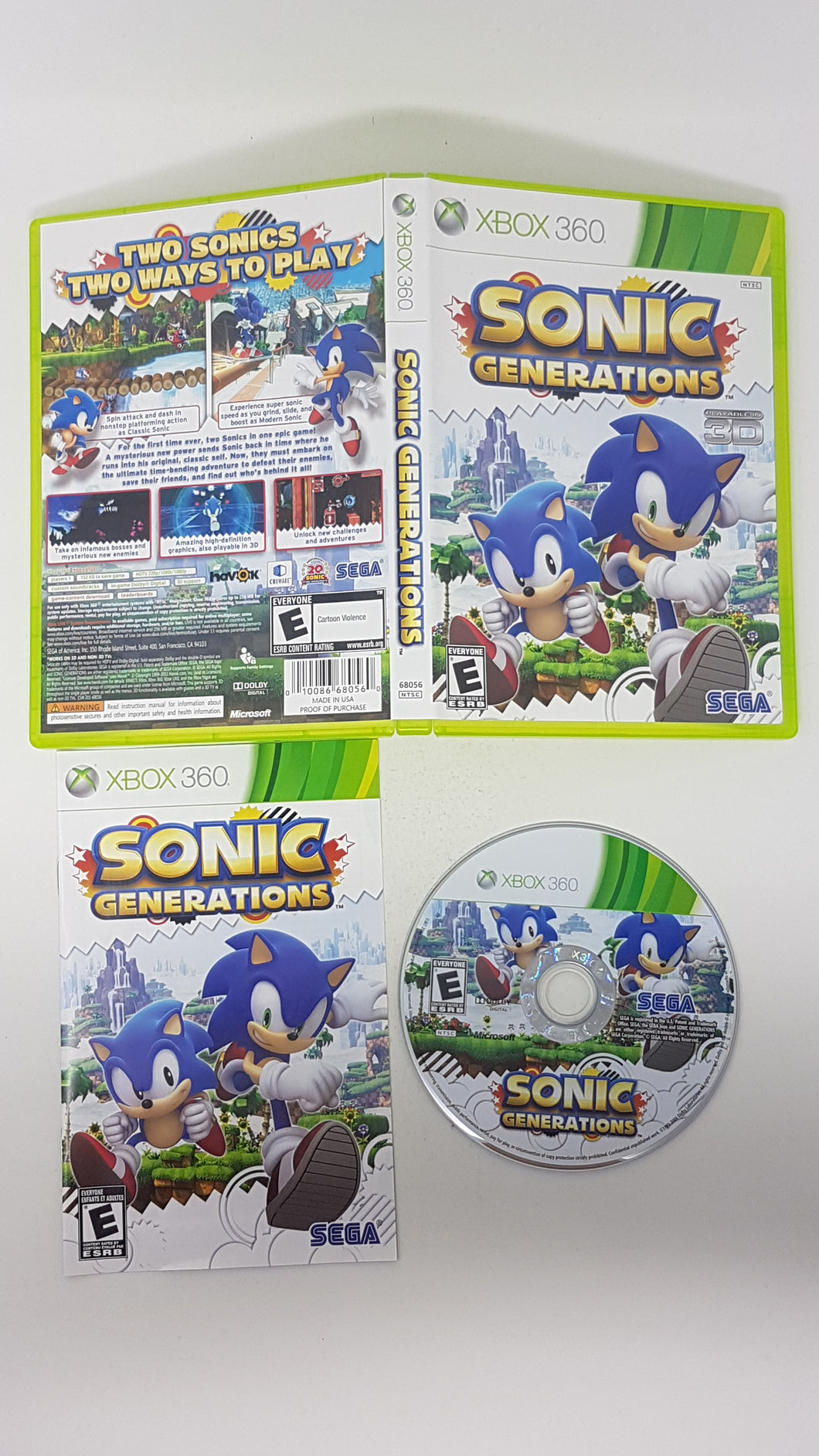 Sonic Generations - Microsoft Xbox 360