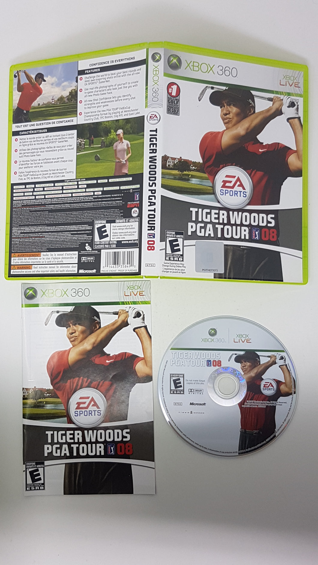 Tiger Woods PGA Tour 08 - Microsoft Xbox 360
