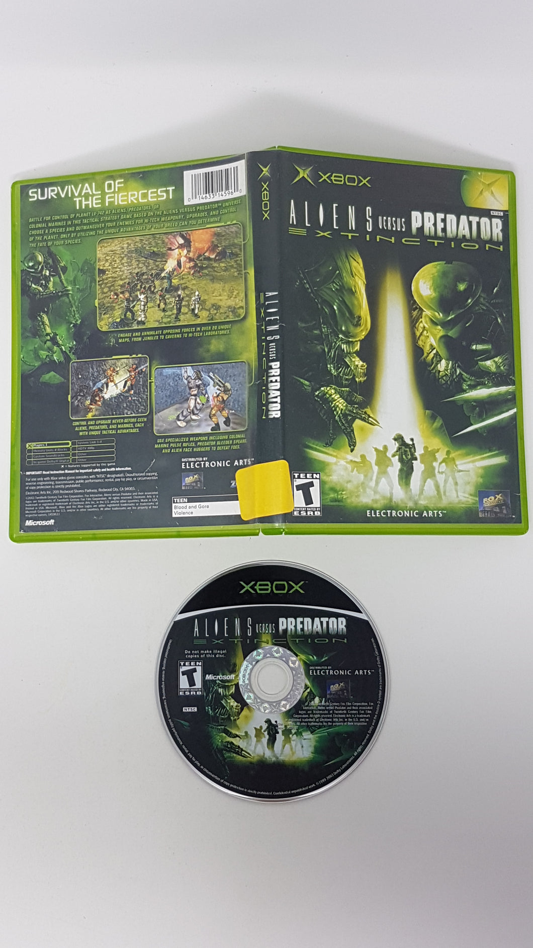 Aliens vs. Predator Extinction - Microsoft Xbox