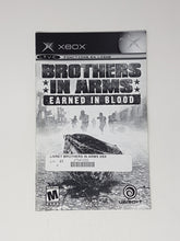 Load image into Gallery viewer, Brothers in Arms Earned in Blood [manual] - Microsoft XBOX
