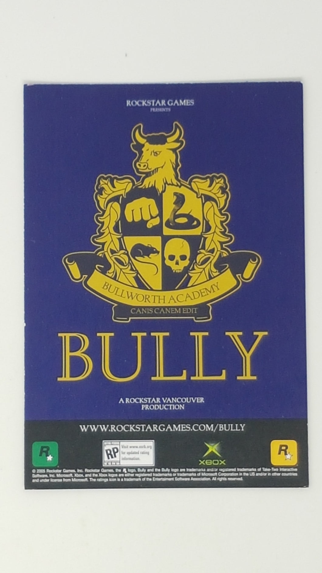 Bully [Insertion] - Microsoft Xbox