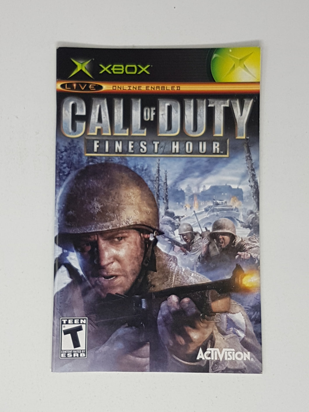 Call of Duty Finest Hour [manual] - Microsoft XBOX