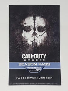 Call of Duty Ghosts Season Pass [Insert] - Microsoft Xbox 360