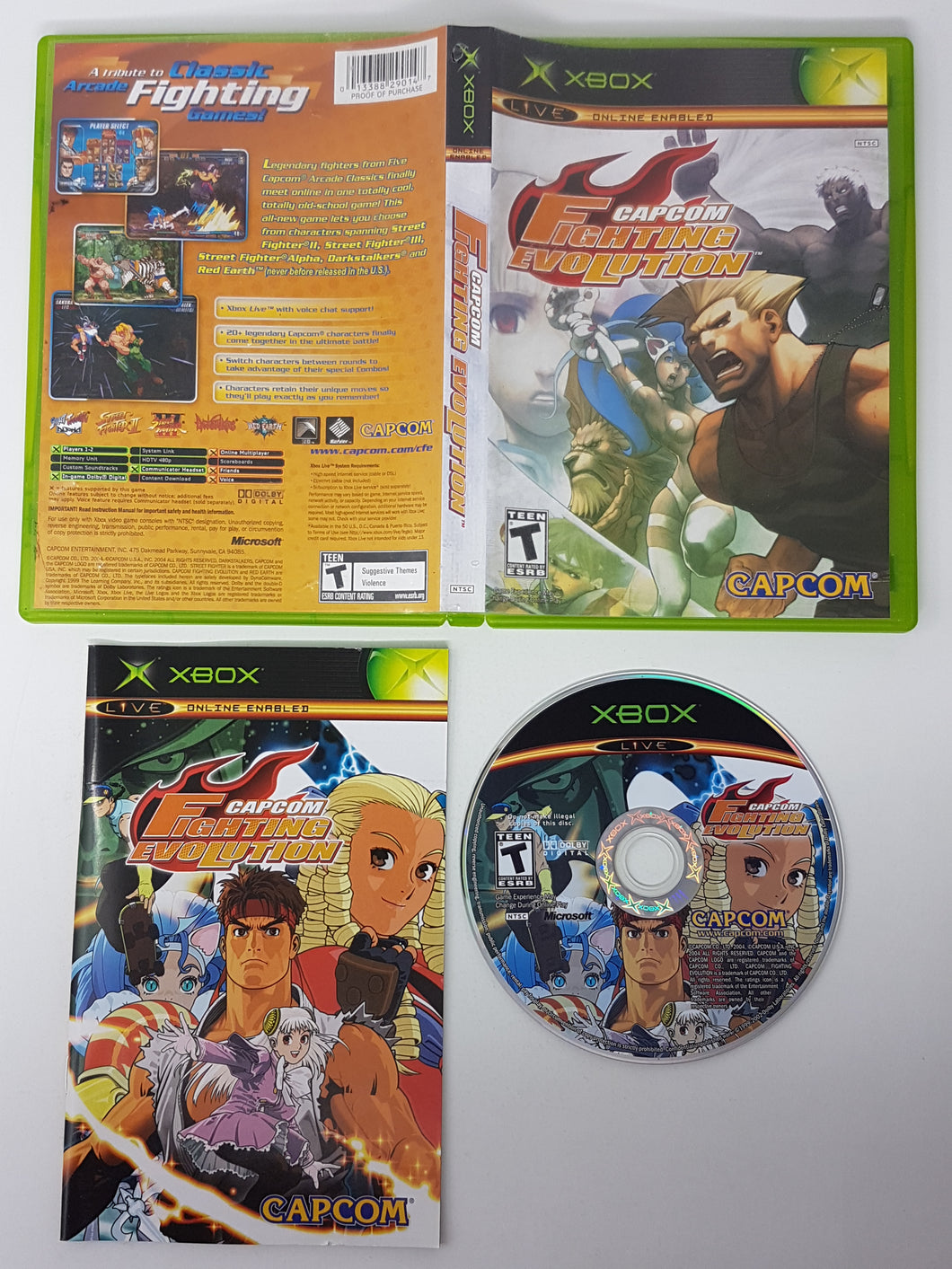 Capcom Fighting Evolution - Microsoft Xbox