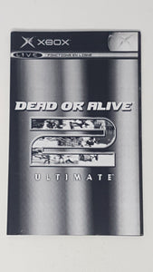 Dead or Alive Ultimate 2 [manuel] - Microsoft Xbox