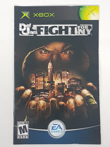 Def Jam Fight for New York [manual] - Microsoft Xbox