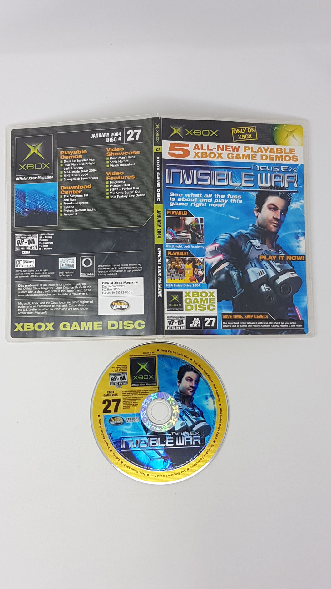 Official Xbox Magazine Game Disc 27 - Microsoft Xbox