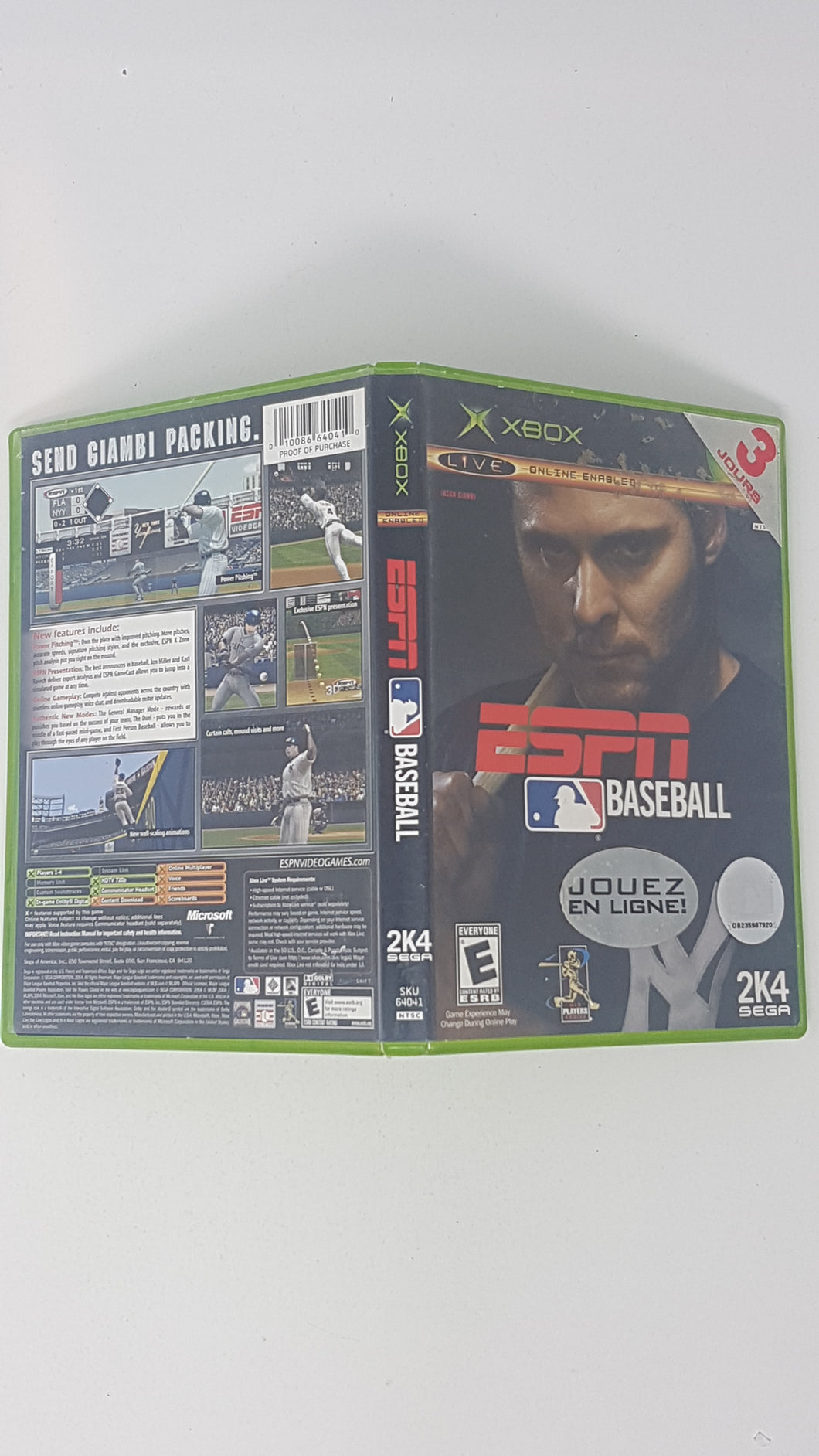 ESPN Baseball 2004 [boîte] - Microsoft Xbox