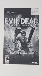 Evil Dead Regeneration [manuel] - Microsoft Xbox