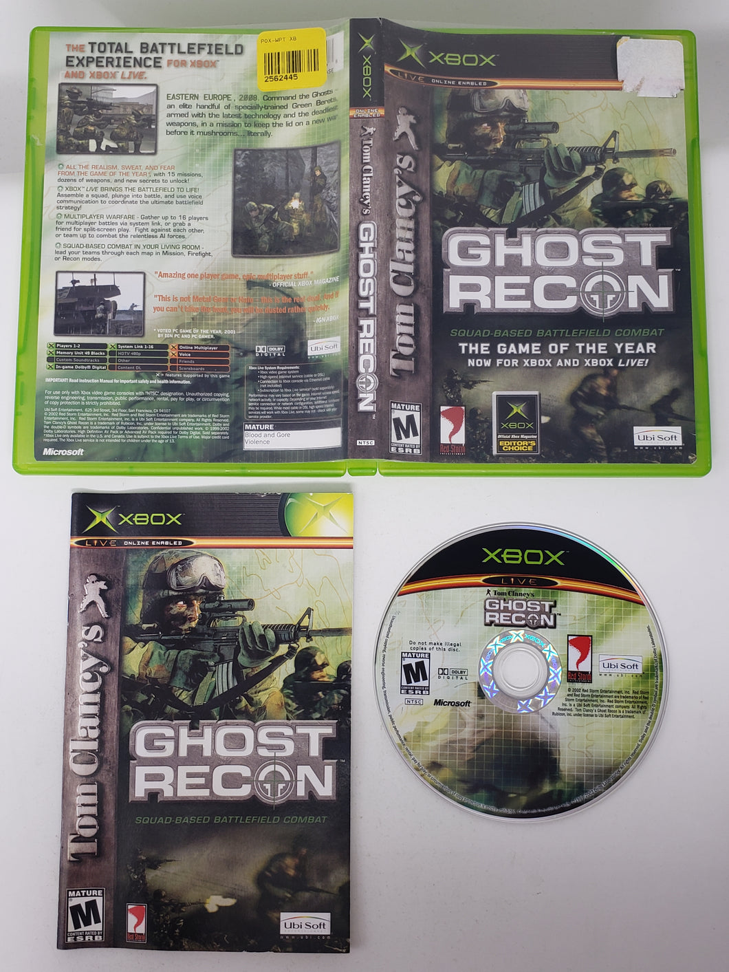 Ghost Recon - Microsoft Xbox