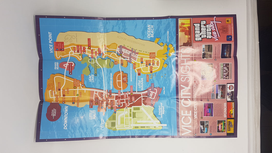 Grand Theft Auto Vice City [map] - Microsoft Xbox