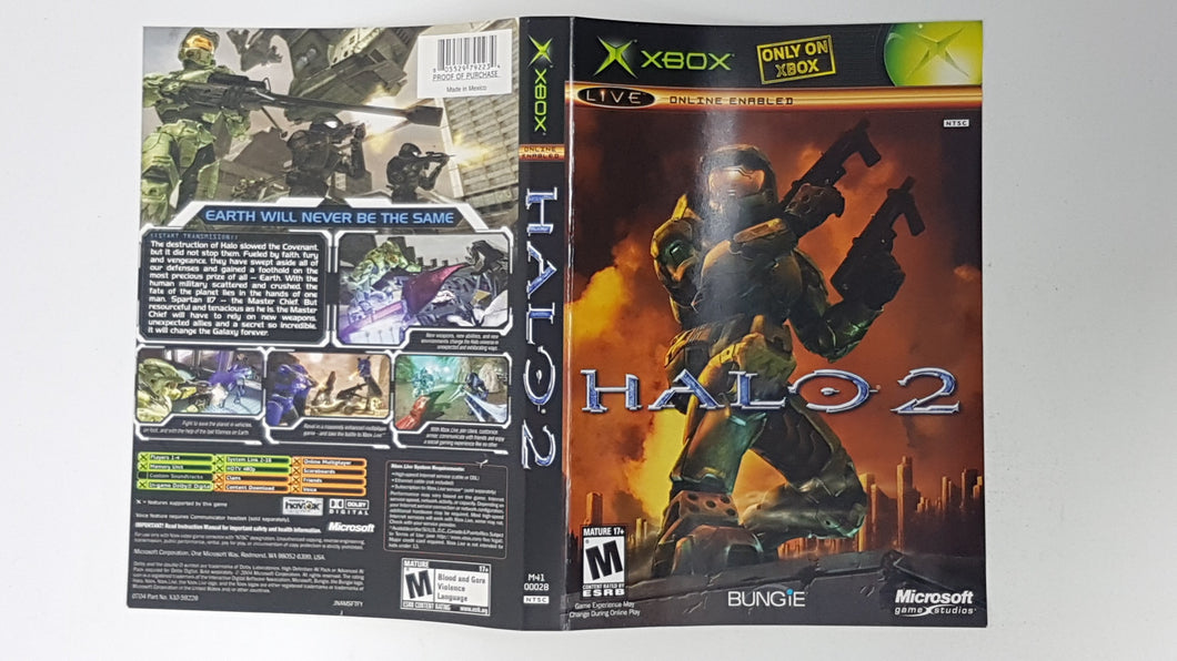 Halo 2 [Cover Art] - Microsoft Xbox