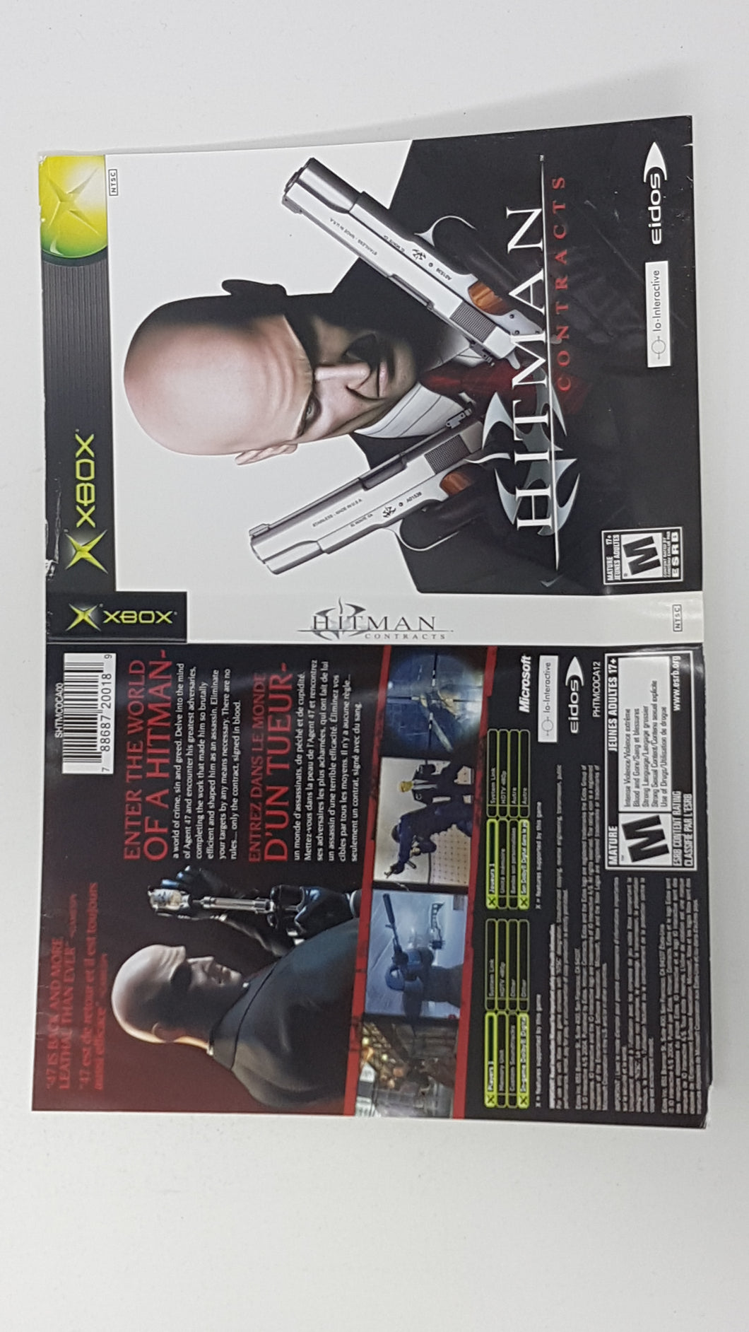 Hitman Contracts [Cover Art] - Microsoft Xbox