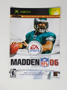 Madden 2006 [manual] - Microsoft XBOX