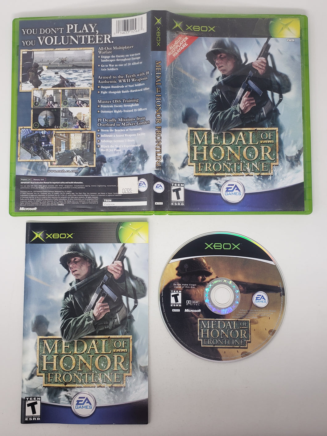 Medal of Honor Frontline - Microsoft Xbox