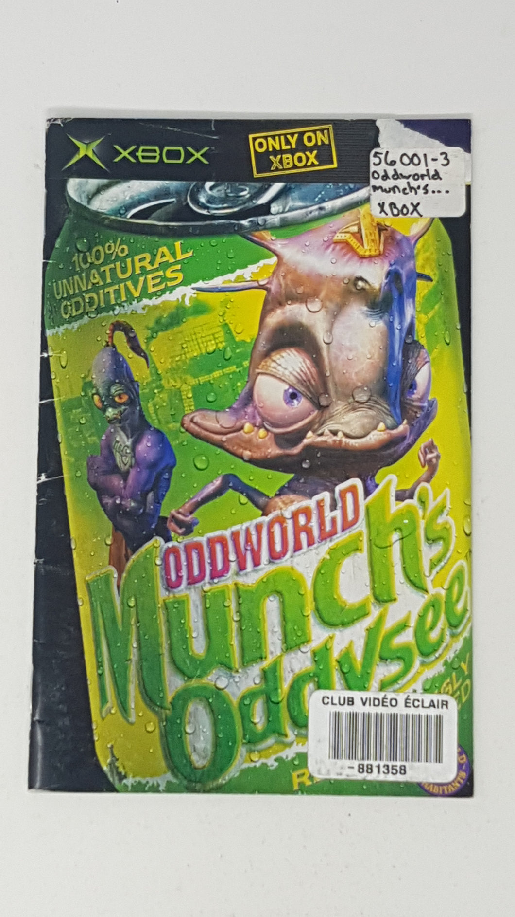 Oddworld Munch's Oddysee [manual] - Microsoft Xbox