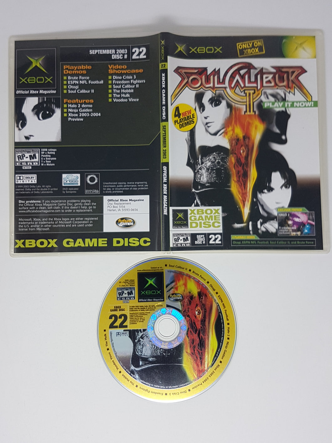 Official Xbox Magazine Game Disc 22 - Microsoft Xbox