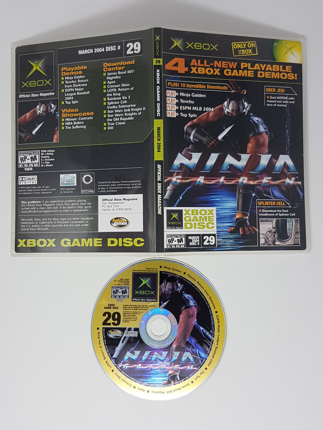 Official Xbox Magazine Game Disc 29 - Microsoft Xbox