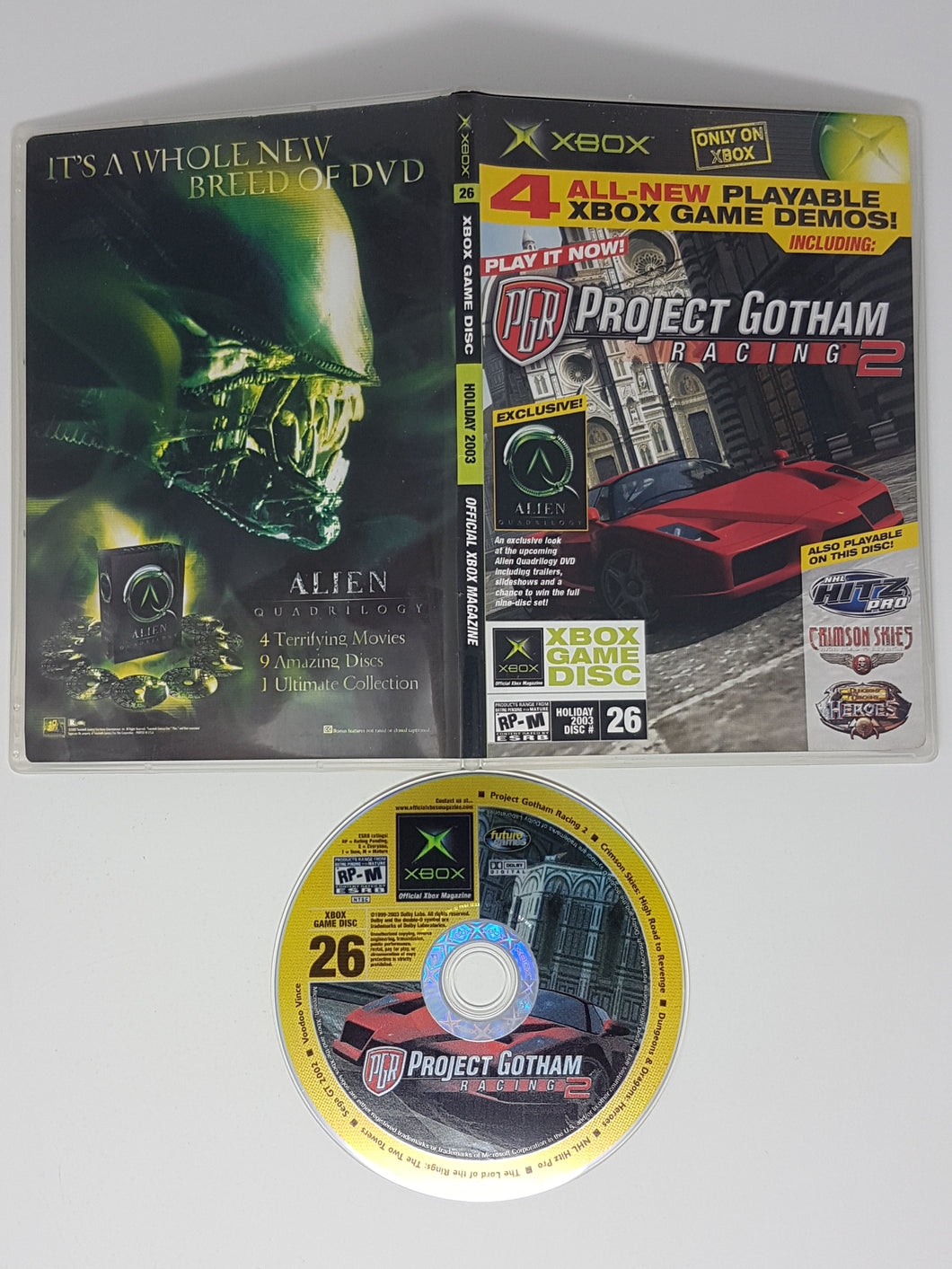 Disque de jeu officiel du magazine Xbox 26 - Microsoft Xbox