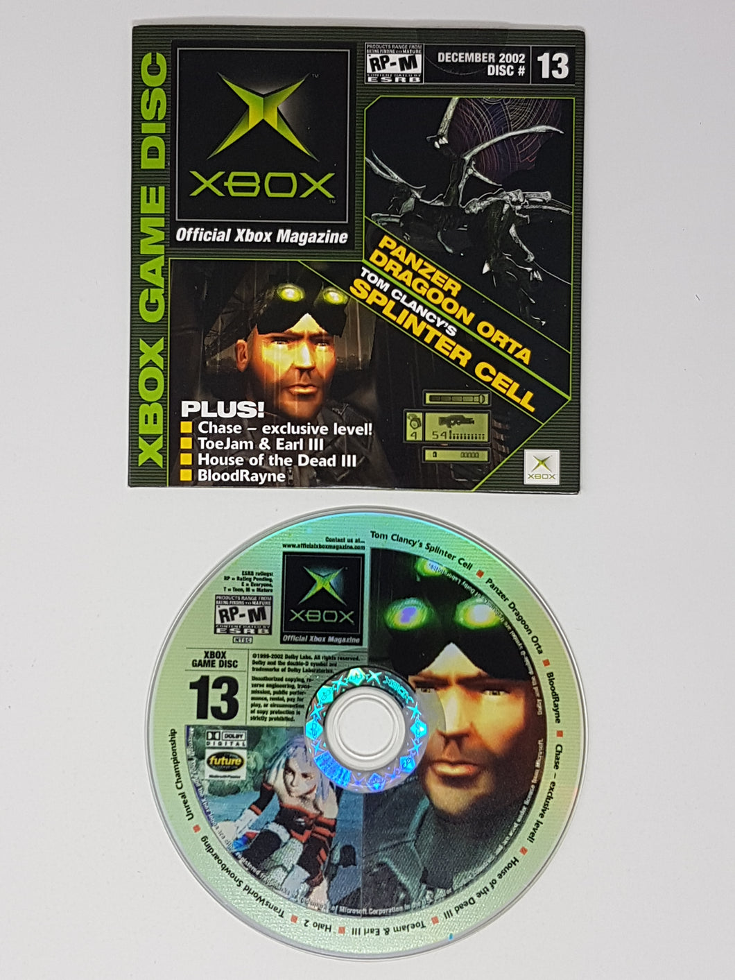 Disque de jeu officiel du magazine Xbox 13 - Microsoft Xbox