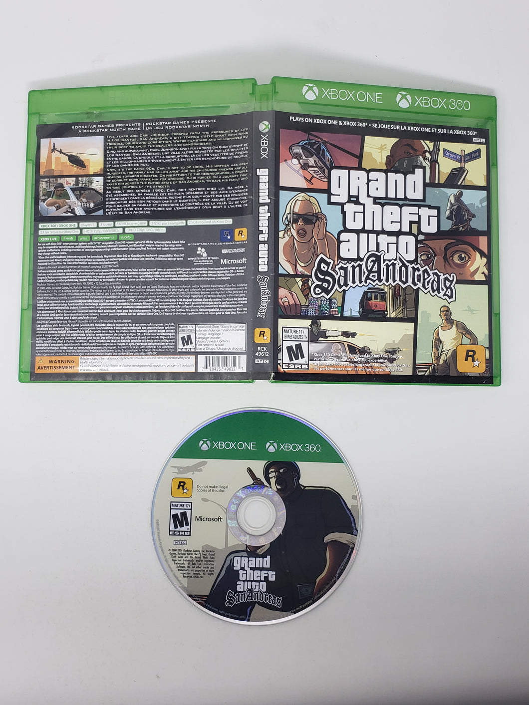 Grand Theft Auto San Andreas - Microsoft Xbox One
