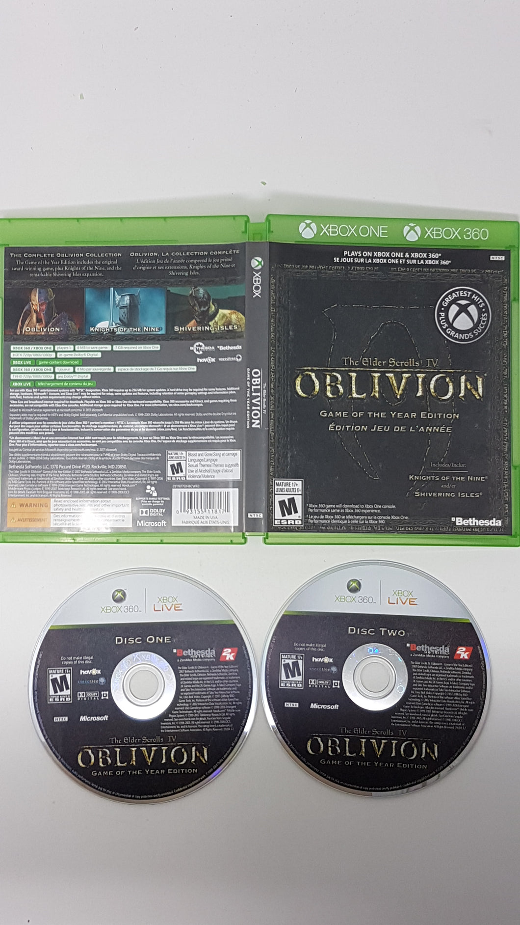 Elder Scrolls IV Oblivion - Microsoft Xbox One