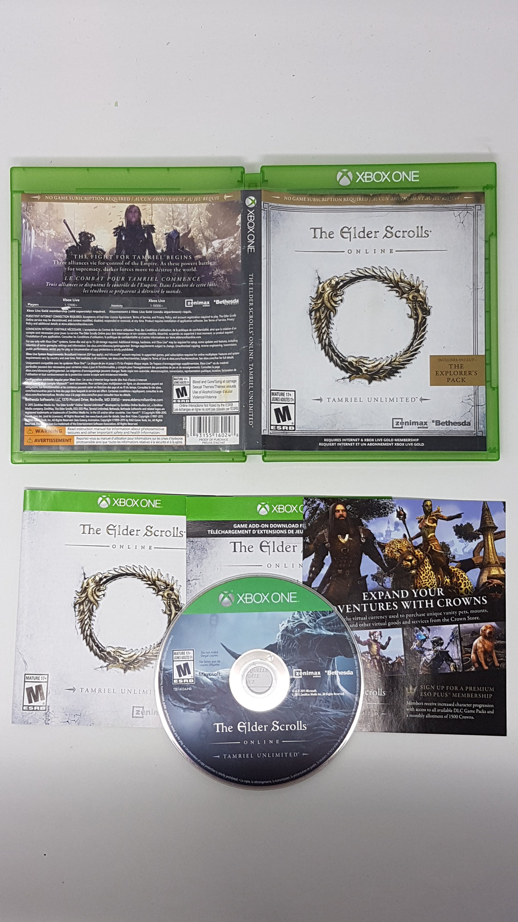 Elder Scrolls Online - Tamriel Unlimited - Microsoft Xbox One