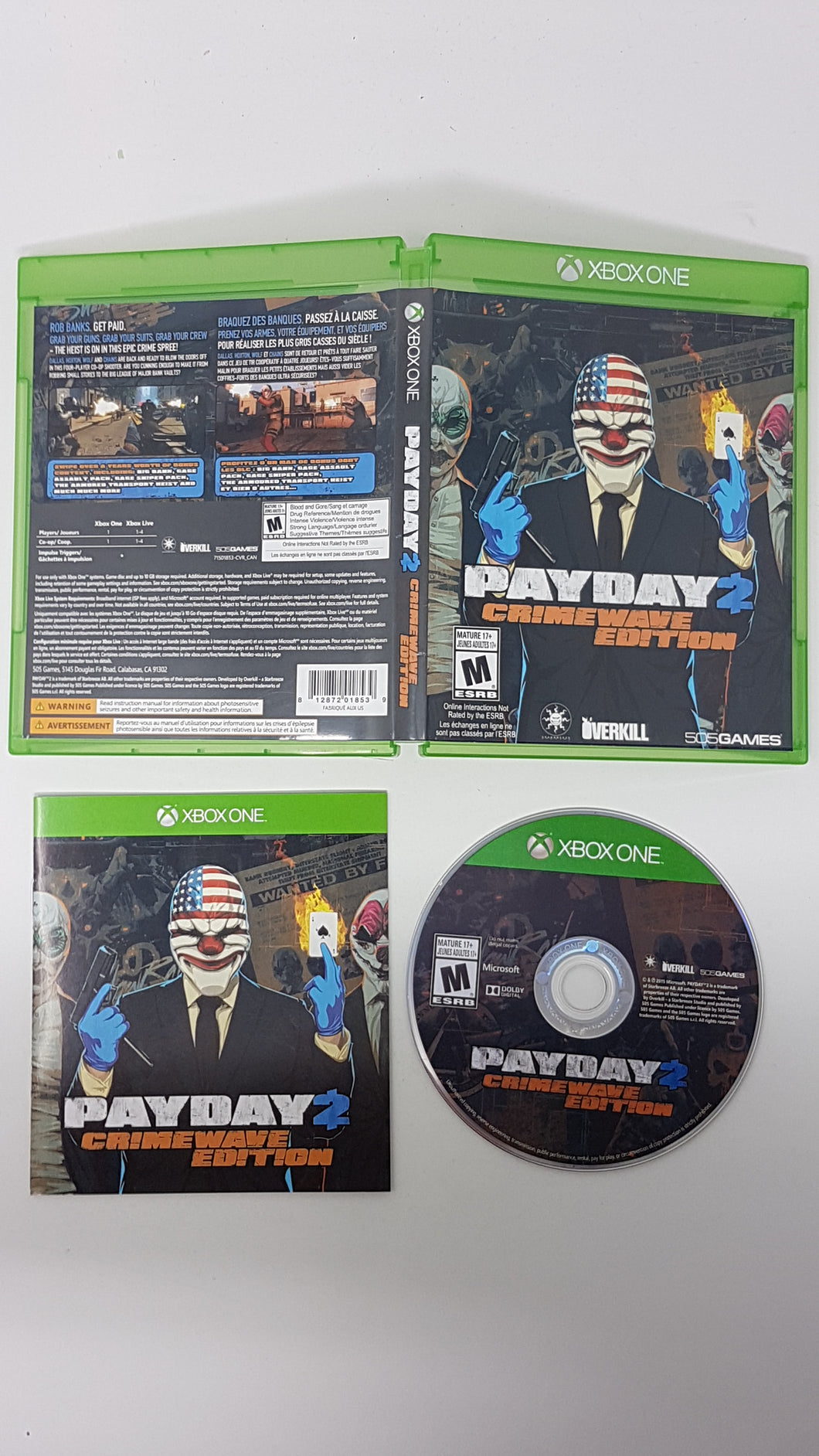 Payday 2 - Crimewave - Microsoft Xbox One