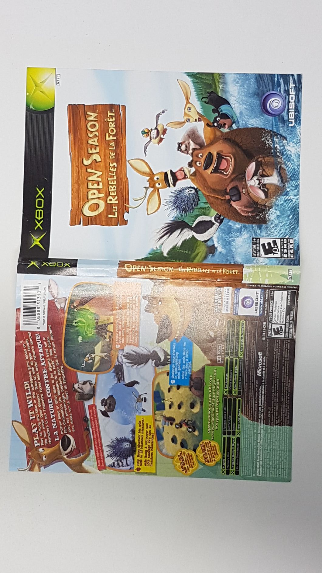 Open Season [Cover Art] French - Microsoft Xbox