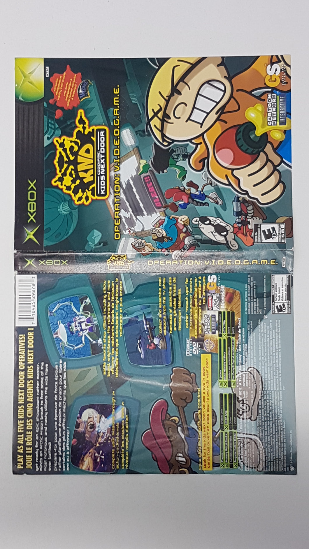 Codename Kids Next Door Operation VIDEOGAME [Couverture] - Microsoft Xbox