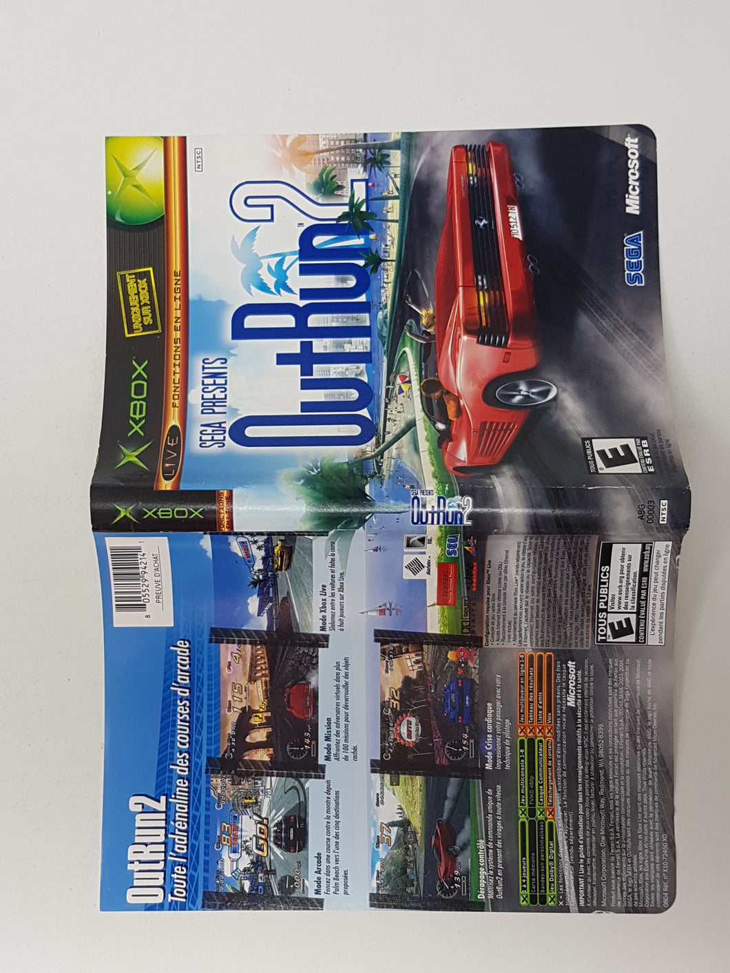 OutRun 2 [Cover art] - Microsoft XBOX