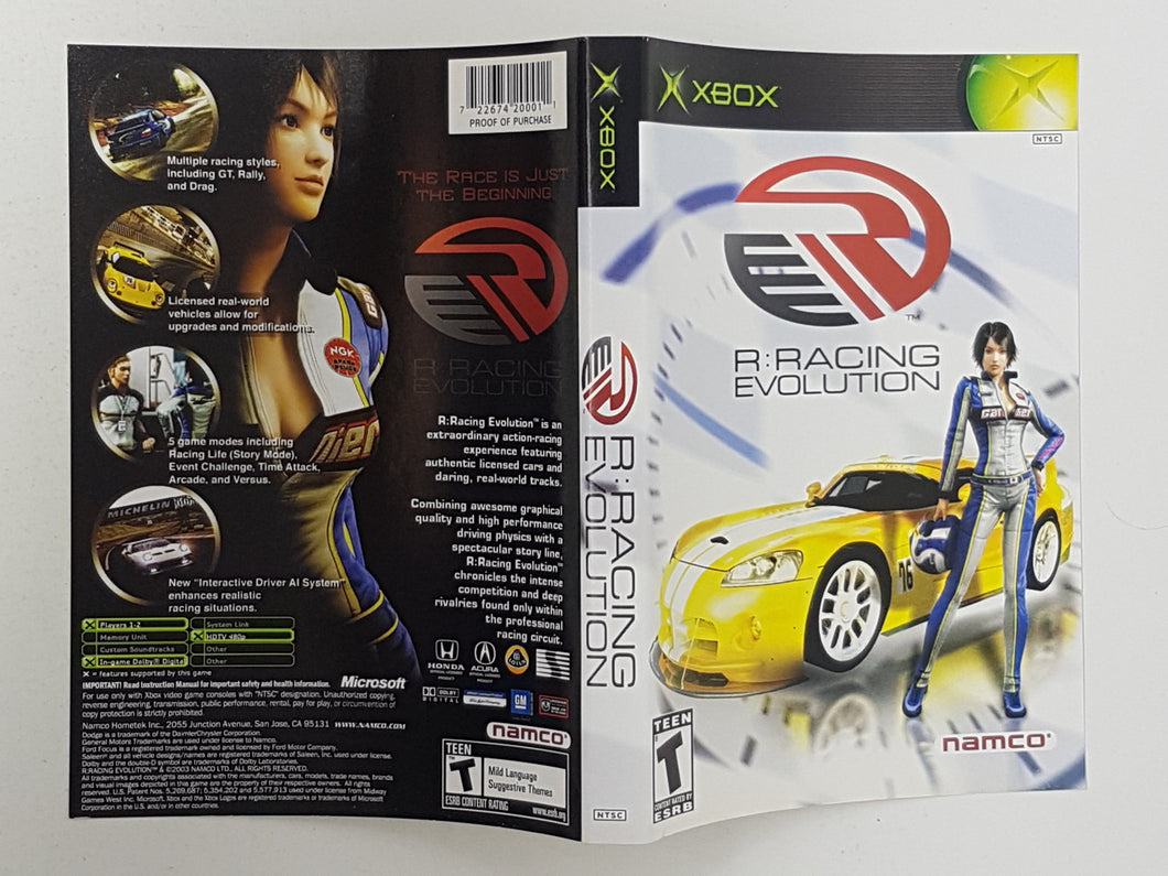 R - Racing Evolution [Cover Art] - Microsoft XBOX