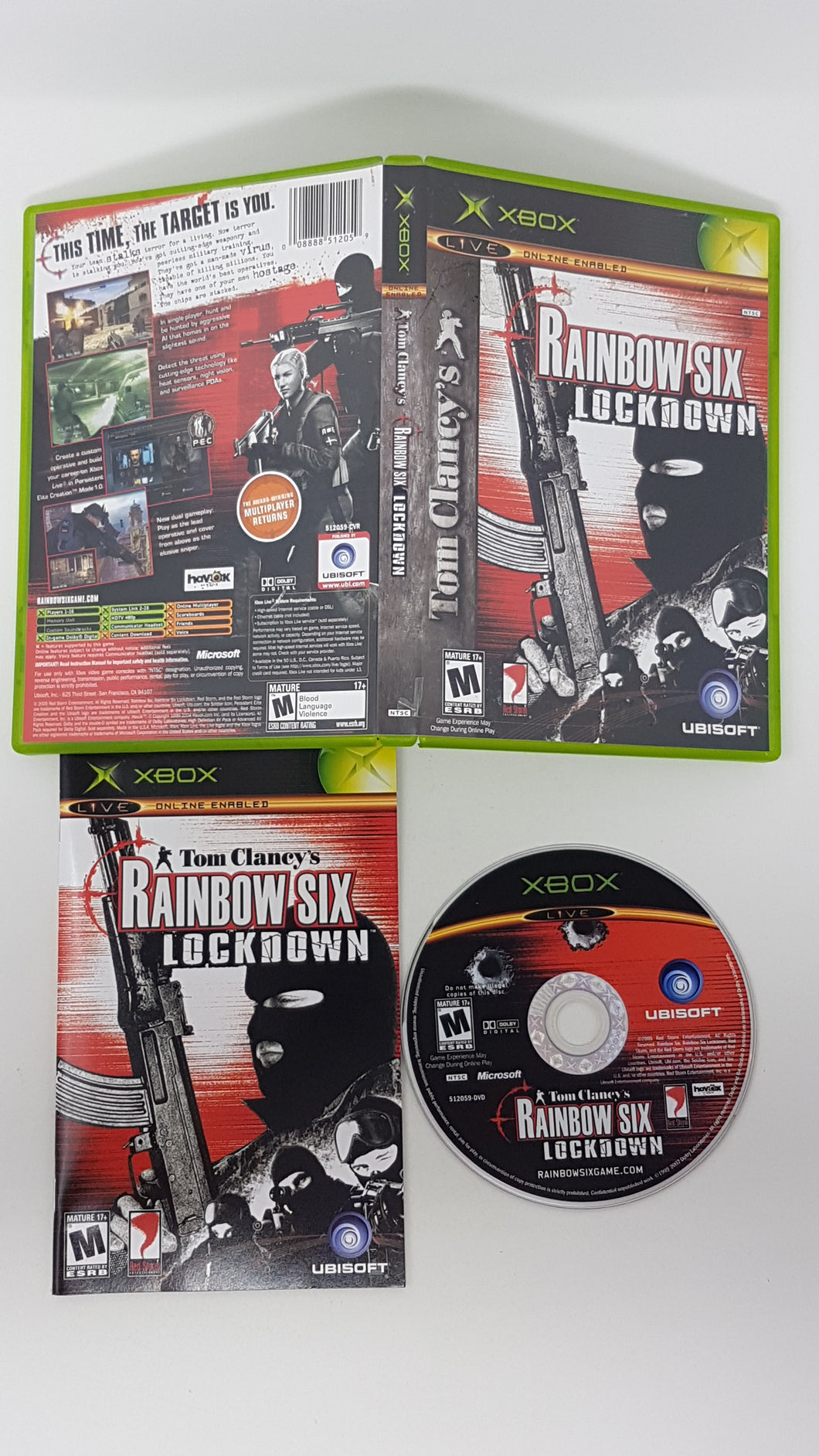 Rainbow Six 3 Lockdown - Microsoft Xbox