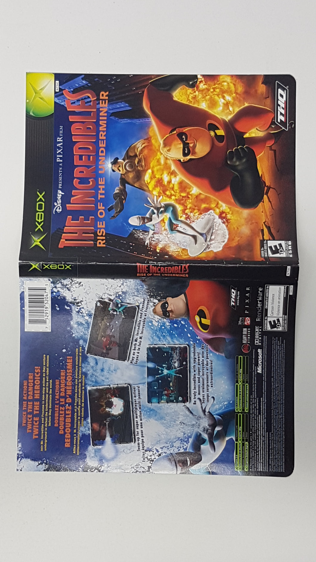 The Incredibles Rise of the Underminer [Cover Art] - Microsoft Xbox