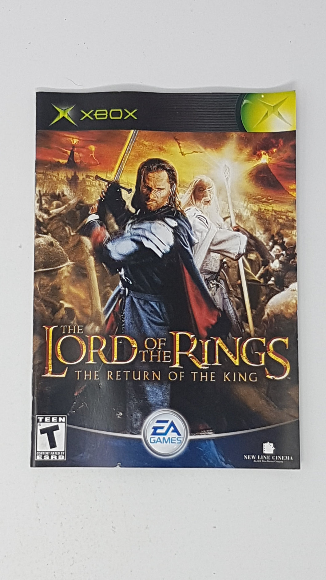 Lord of the Rings Return of the King [manual] - Microsoft Xbox