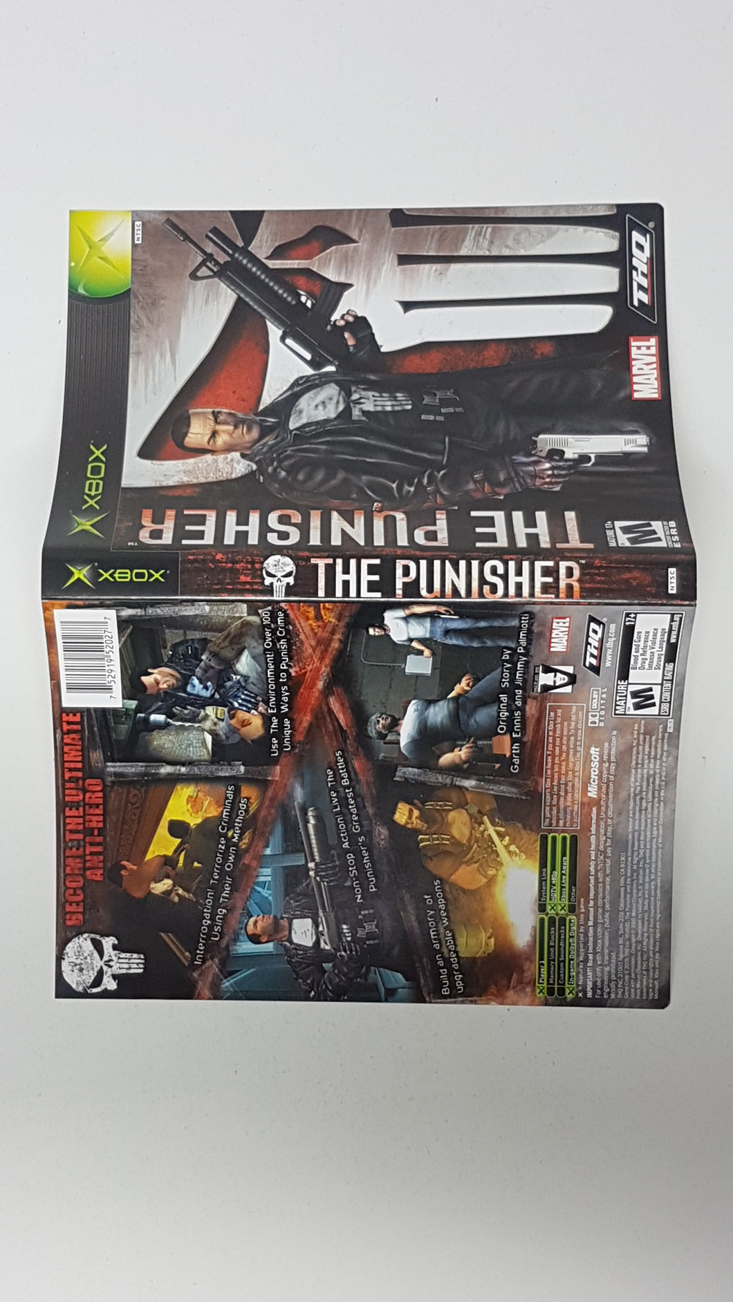 The Punisher [Cover Art] - Microsoft XBOX