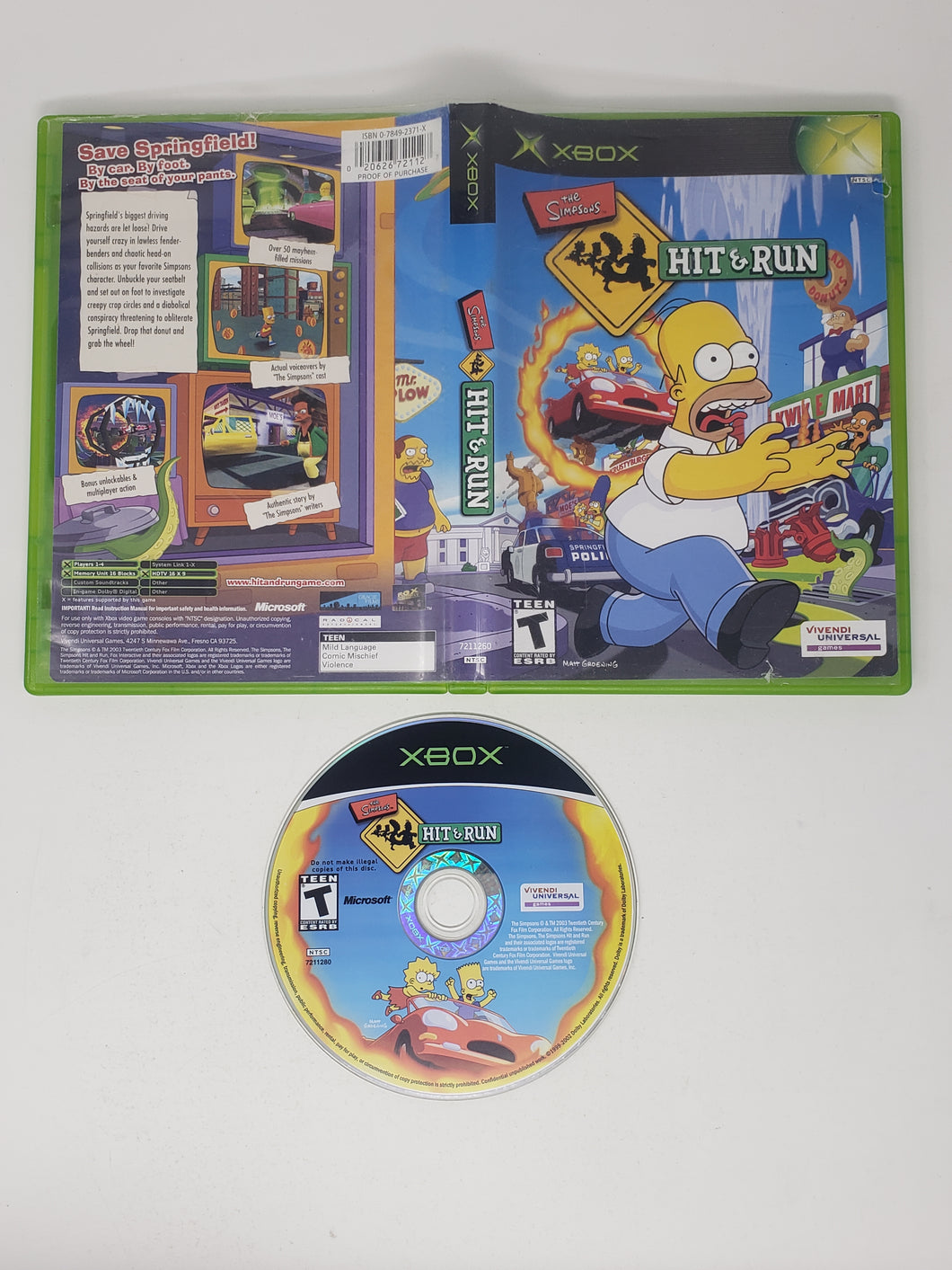 The Simpsons Hit and Run - Microsoft Xbox