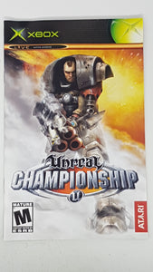 Unreal Championship [manuel] - Microsoft Xbox