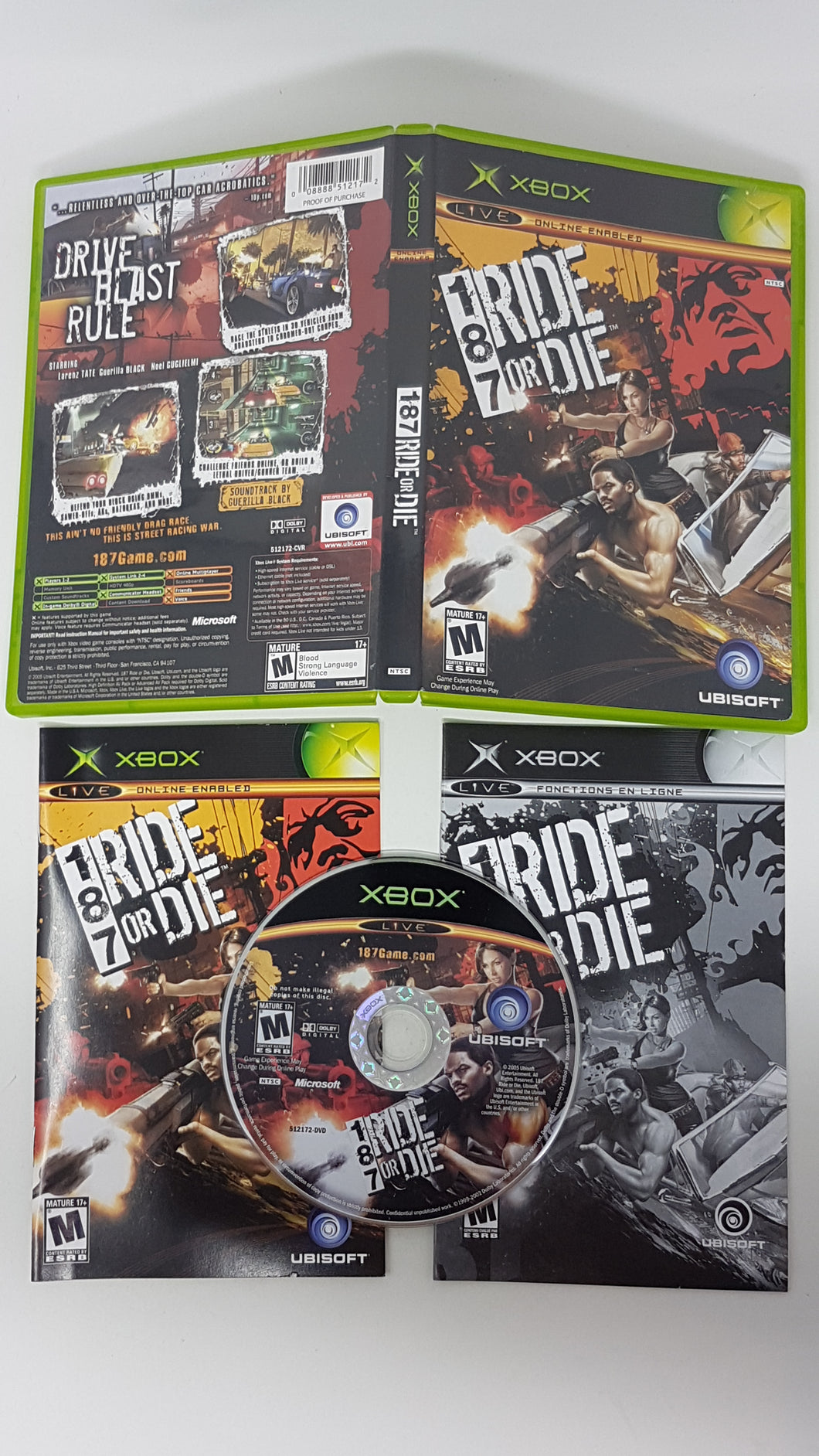 187 Ride or Die - Microsoft Xbox