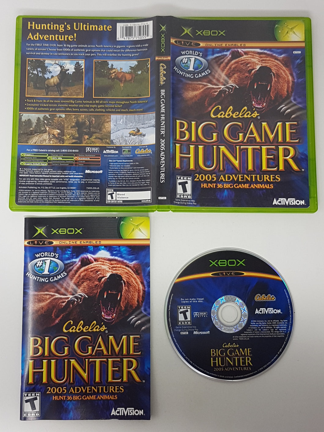 Cabela's Big Game Hunter 2005 Adventures - Microsoft Xbox