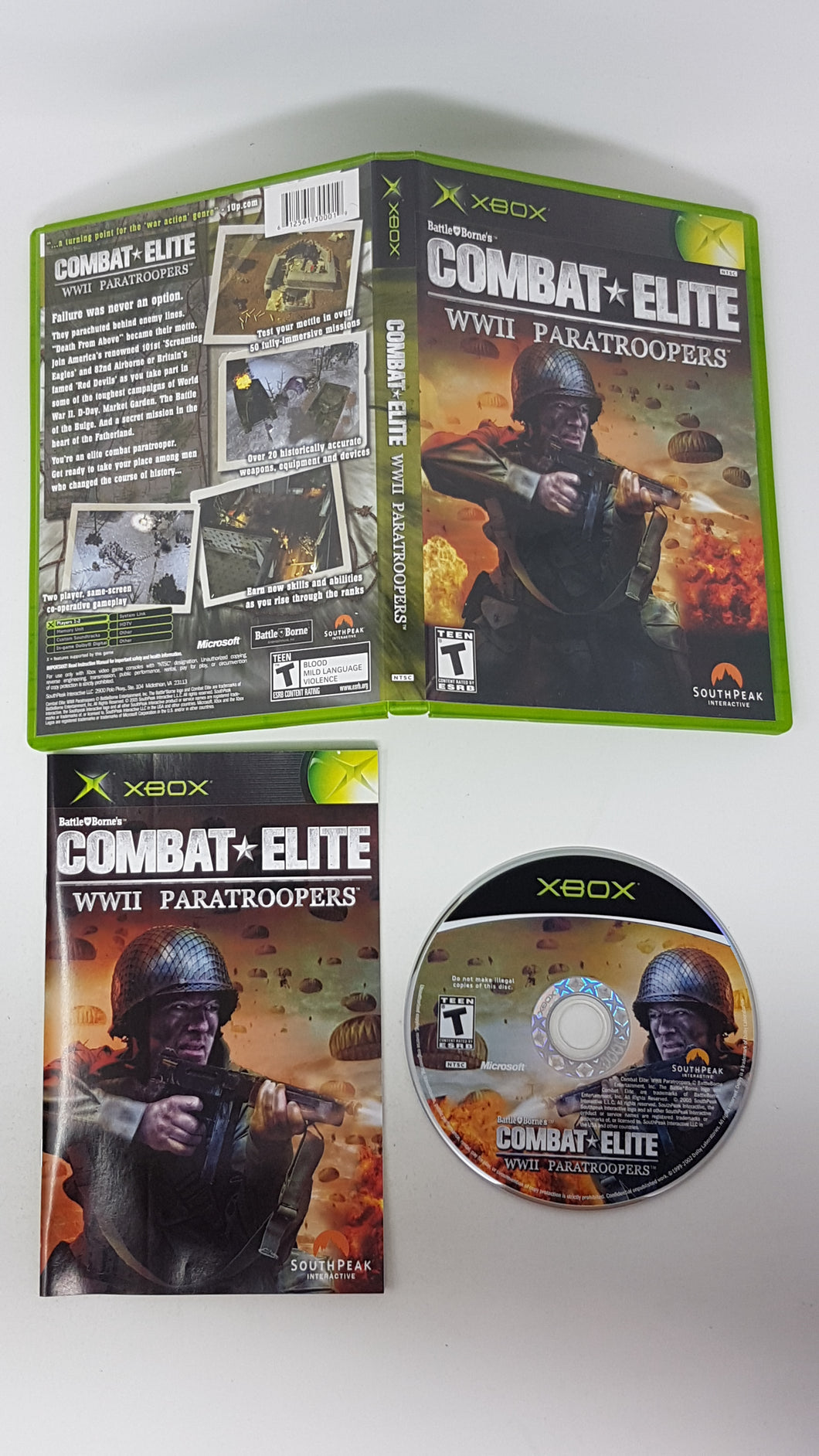 Combat Elite WWII Paratroopers - Microsoft Xbox